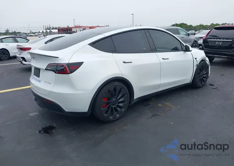 2022 Tesla Model Y Performance Dual Motor All-Wheel Drive из США, поврежденный, VIN 7SAYGDEF6NF545862